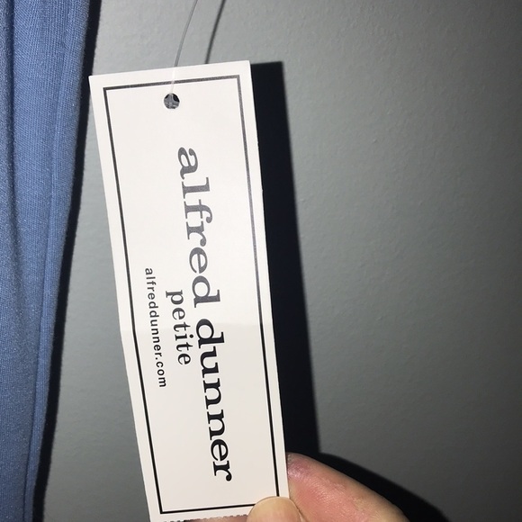 NWT Alfred Dunner Beaded & Embroidered Top Size PM - Picture 4 of 7